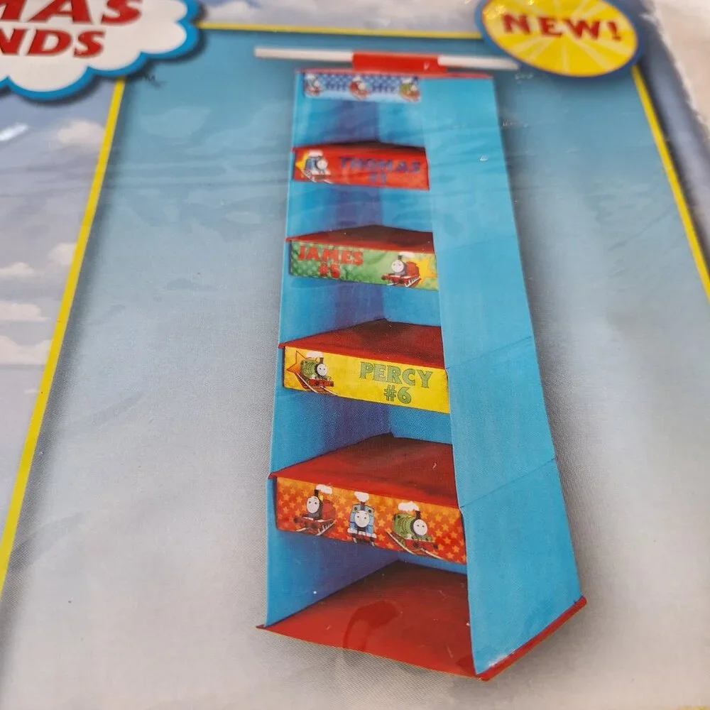 2013 Thomas The Train & Friends 5 Shelf Closet‎ Organizer Folds Flat Storage